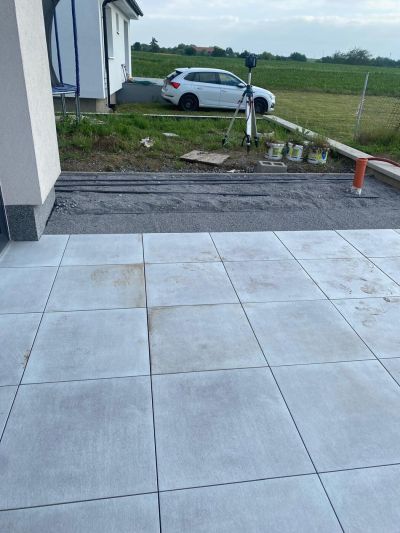 Terasa velkoformátová dlažba